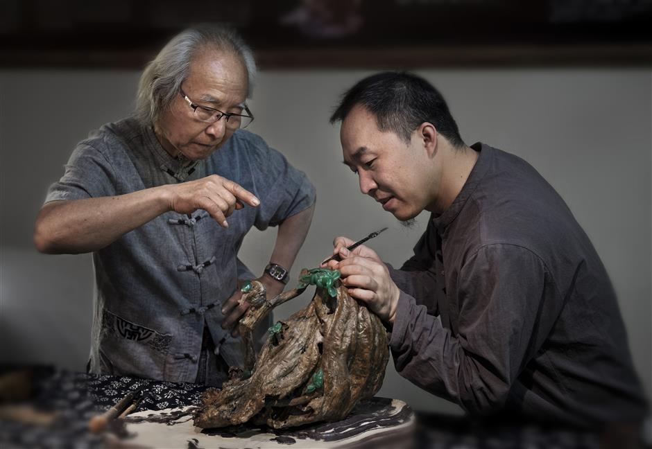 Stone sculpturing carves out style of its own